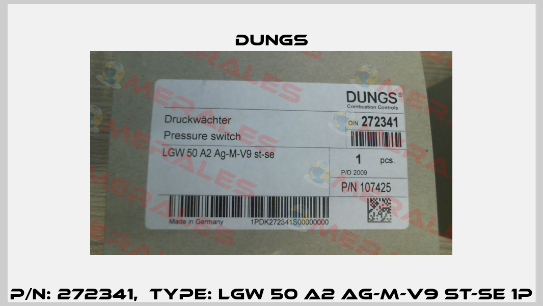 P/N: 272341,  Type: LGW 50 A2 Ag-M-V9 st-se 1P Dungs