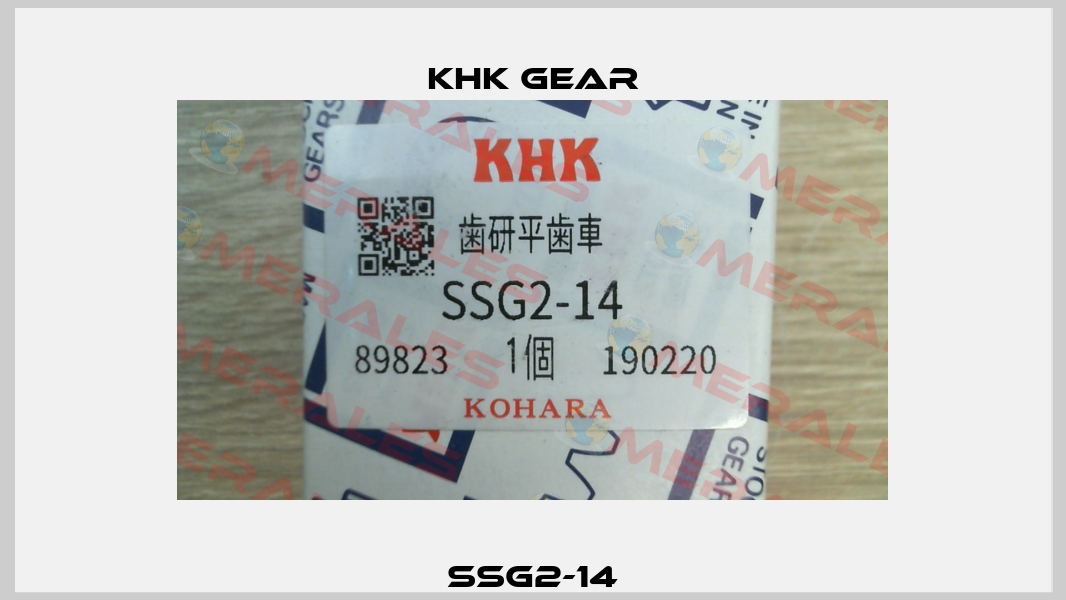 SSG2-14 KHK GEAR