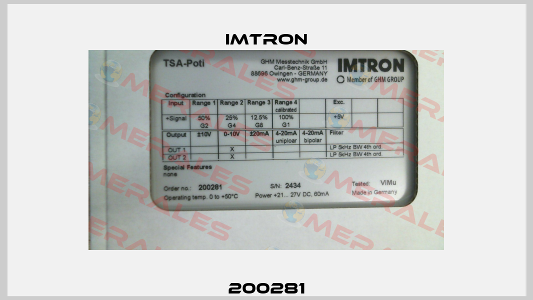 200281 Imtron