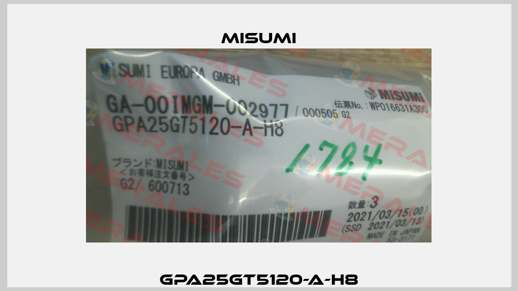 GPA25GT5120-A-H8 Misumi