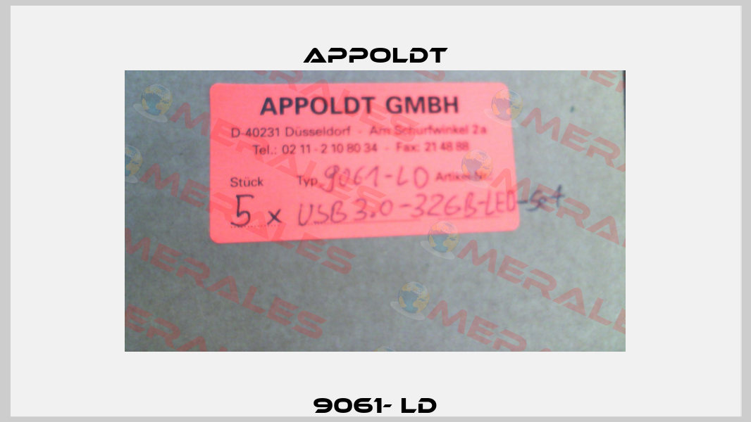 9061- LD Appoldt