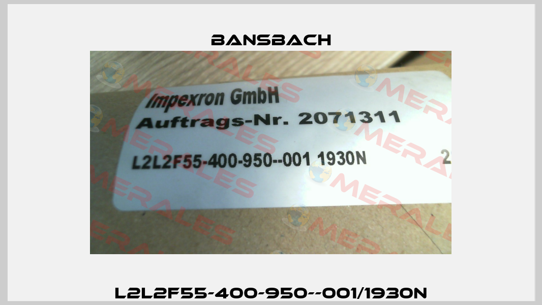 L2L2F55-400-950--001/1930N Bansbach
