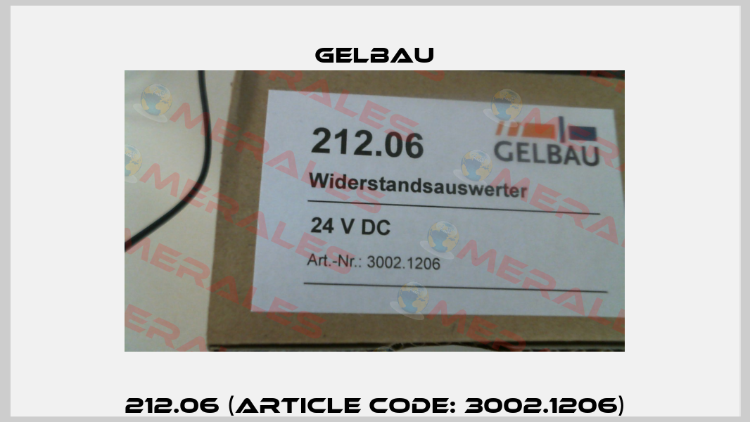 212.06 (Article code: 3002.1206) Gelbau