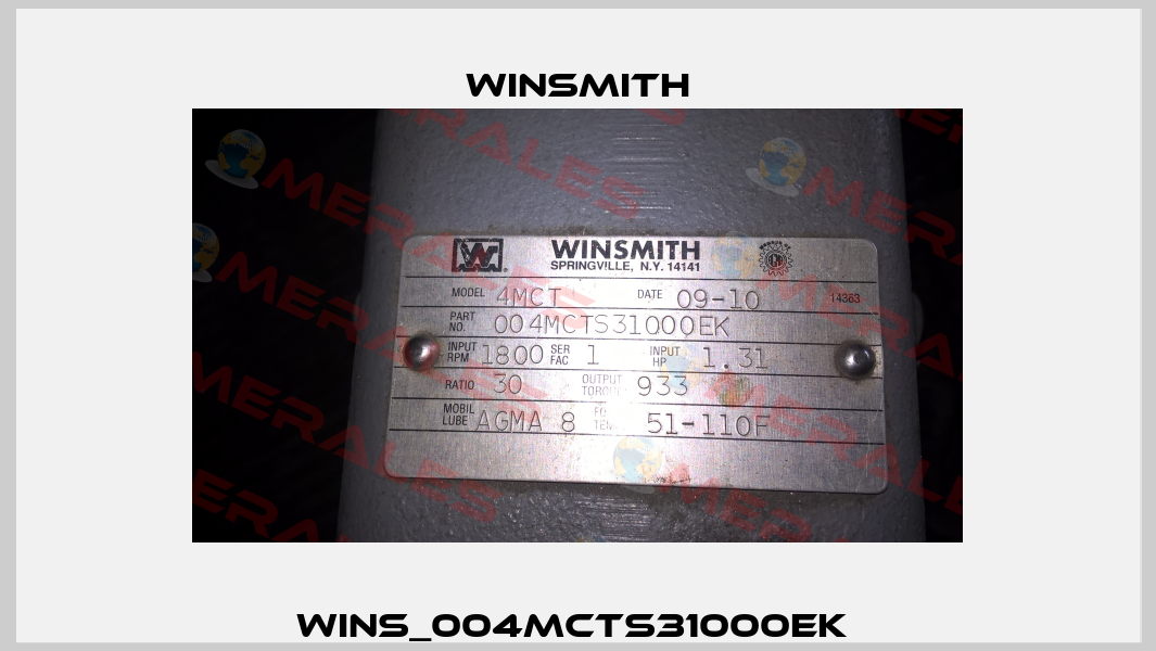 WINS_004MCTS31000EK  Winsmith