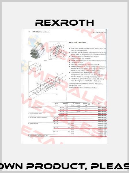 3842993072/L - unknown product, please check 3842993072  Rexroth