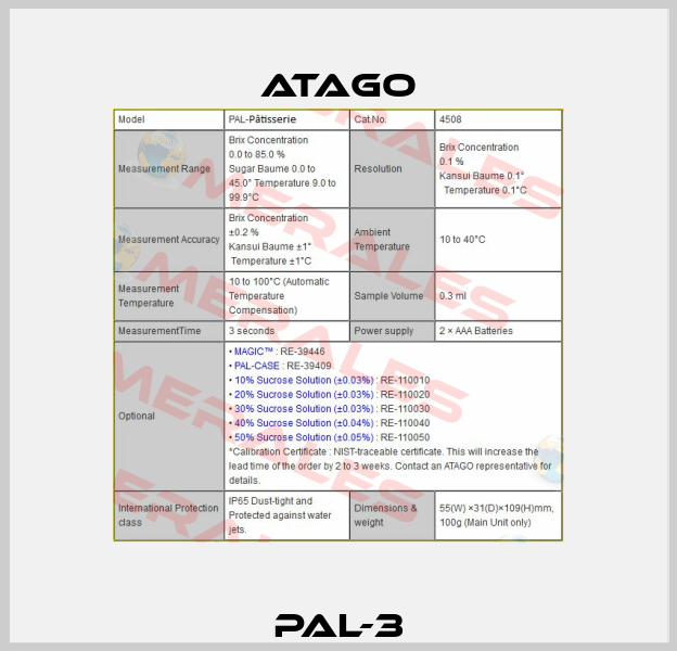PAL-3 ATAGO
