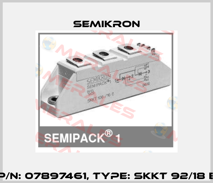 P/N: 07897461, Type: SKKT 92/18 E Semikron