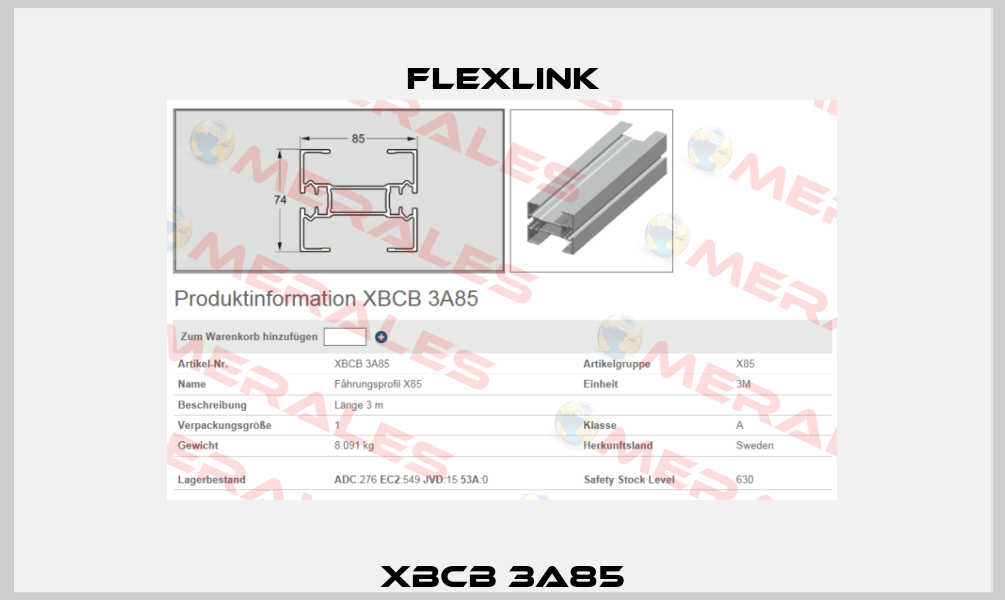 XBCB 3A85 FlexLink