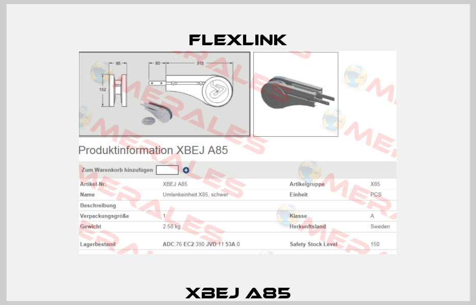 XBEJ A85 FlexLink