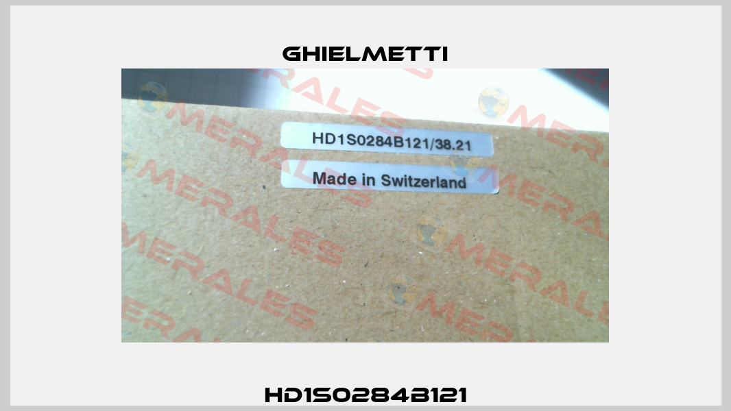 HD1S0284B121 Ghielmetti