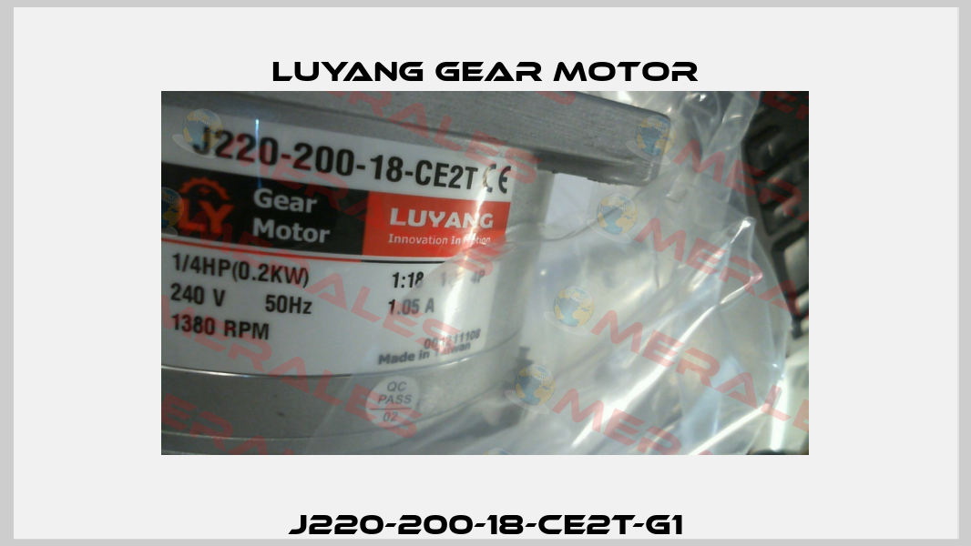 J220-200-18-CE2T-G1 Luyang Gear Motor