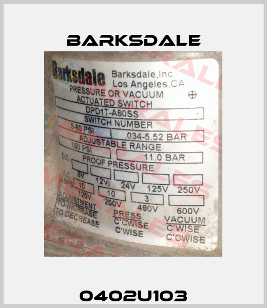 0402U103 Barksdale