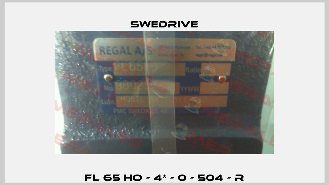 FL 65 HO - 4* - 0 - 504 - R Swedrive