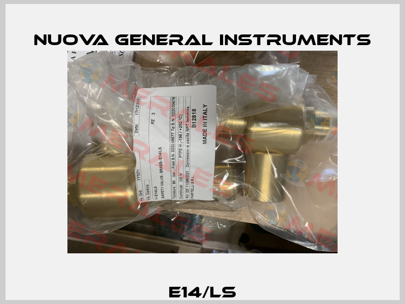 E14/LS Nuova General Instruments