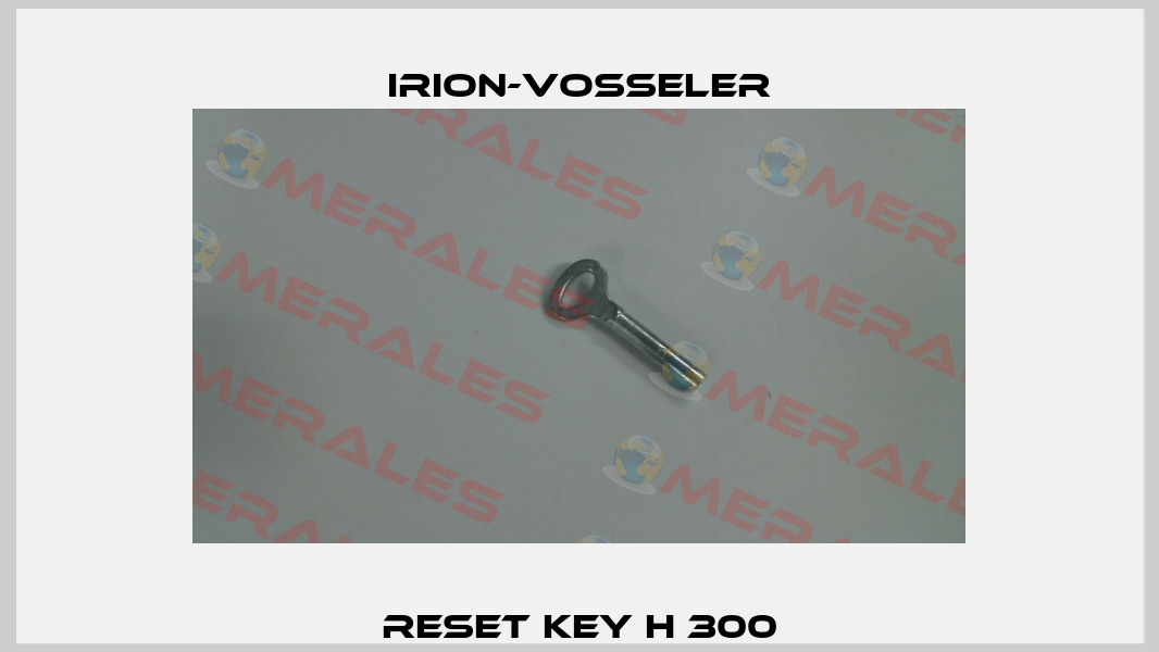 reset key H 300 Irion-Vosseler