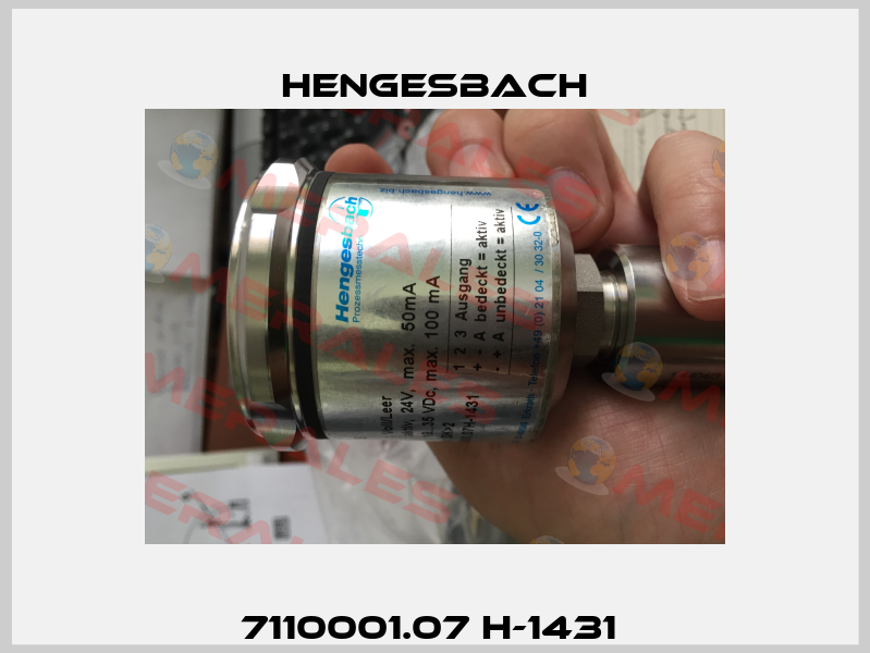 7110001.07 H-1431  Hengesbach