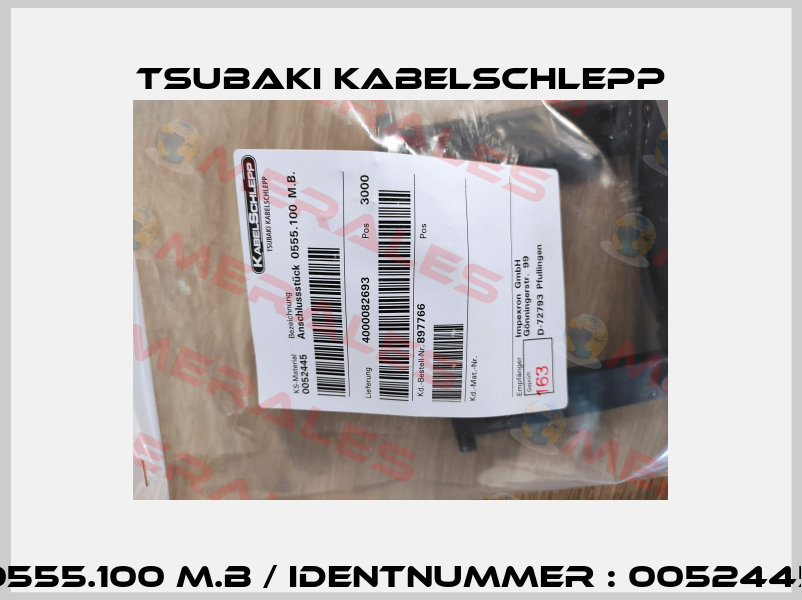 0555.100 M.B / Identnummer : 0052445 Tsubaki Kabelschlepp