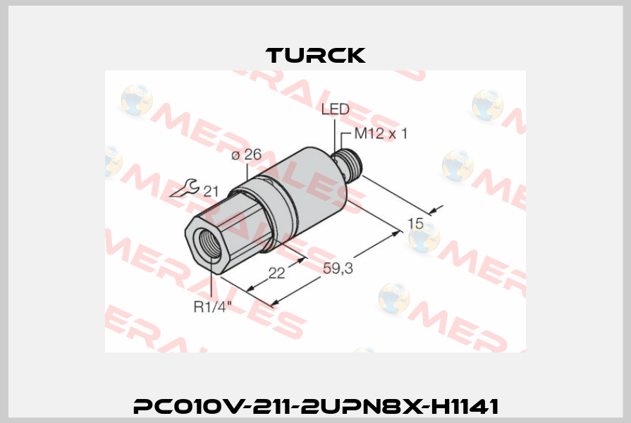 PC010V-211-2UPN8X-H1141 Turck