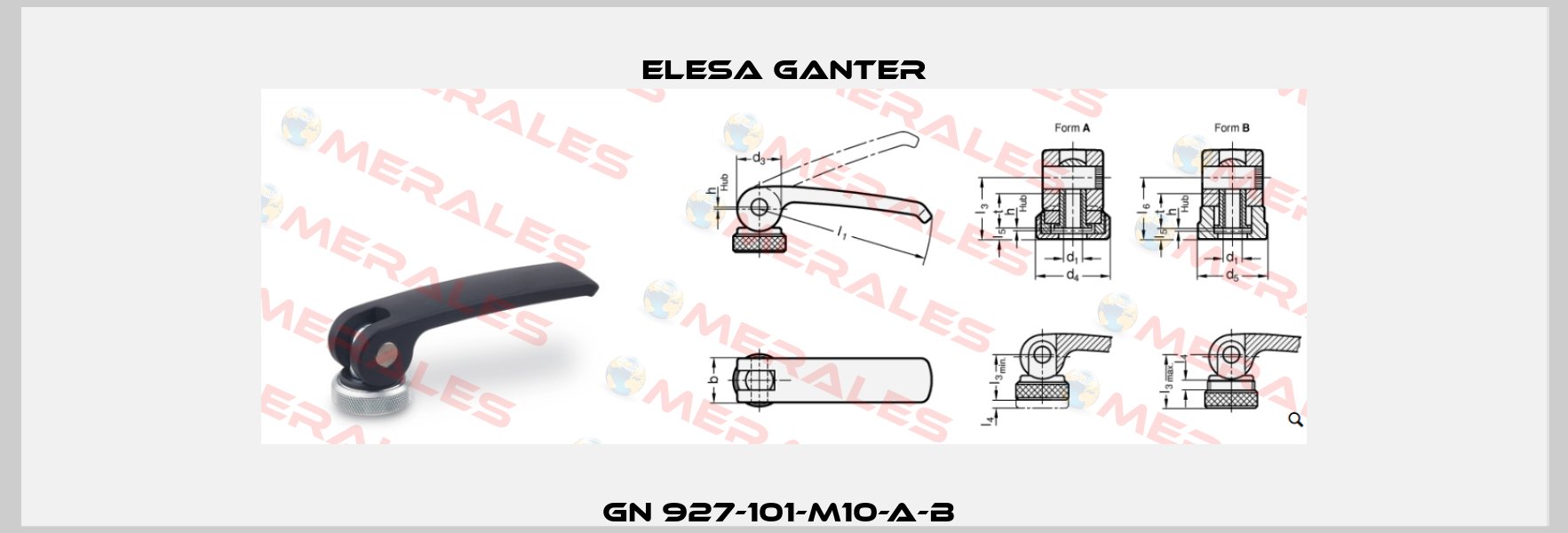 GN 927-101-M10-A-B  Elesa Ganter