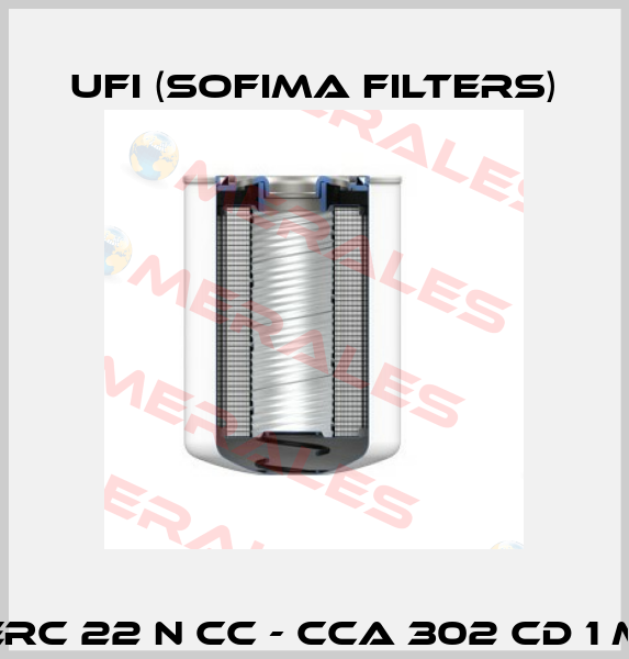 ERC 22 N CC - CCA 302 CD 1 M Ufi (SOFIMA FILTERS)