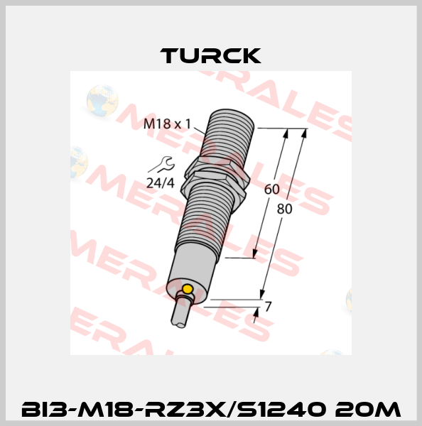 BI3-M18-RZ3X/S1240 20M Turck