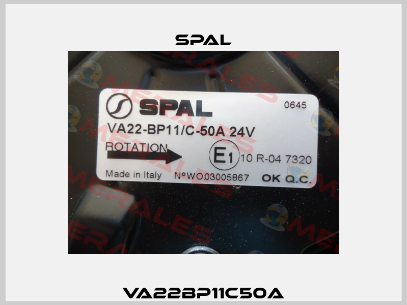VA22BP11C50A SPAL