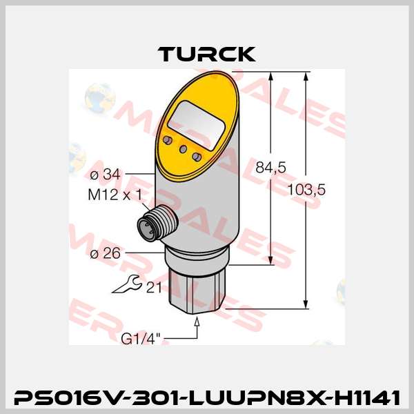 PS016V-301-LUUPN8X-H1141 Turck