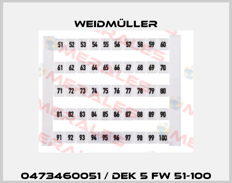 0473460051 / DEK 5 FW 51-100 Weidmüller