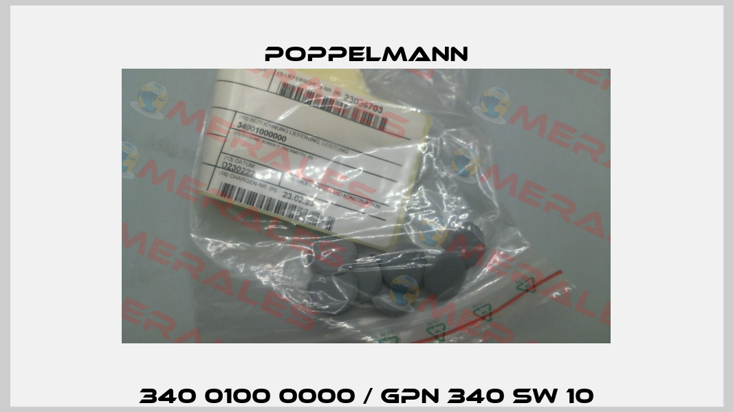 340 0100 0000 / GPN 340 SW 10 Poppelmann