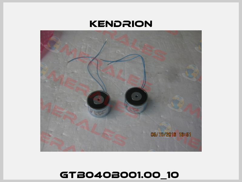 GTB040B001.00_10  Kendrion