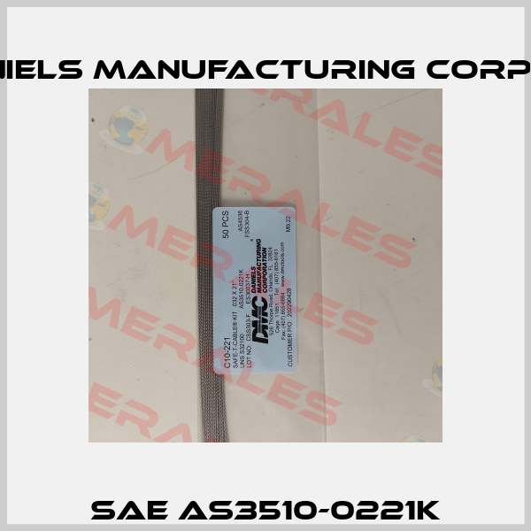 SAE AS3510-0221K Dmc Daniels Manufacturing Corporation