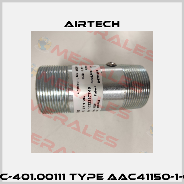Nr. PC-401.00111 Type AAC41150-1-0-0-B Airtech