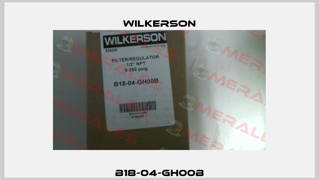 B18-04-GH00B Wilkerson