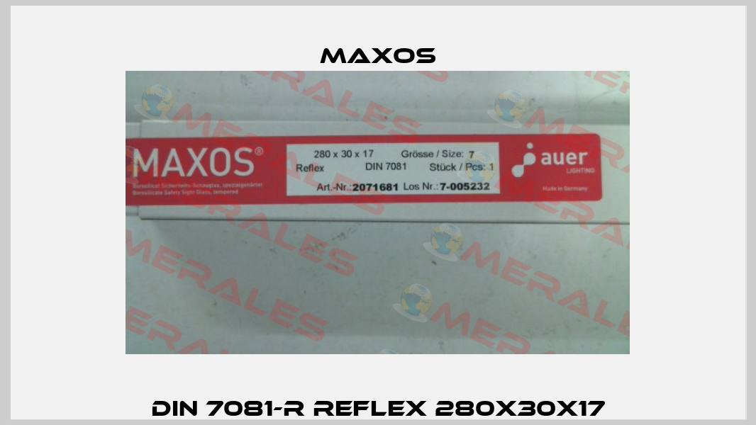 DIN 7081-R reflex 280x30x17 Maxos