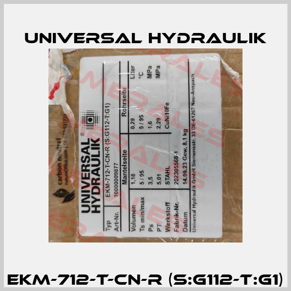 EKM-712-T-CN-R (S:G112-T:G1) Universal Hydraulik