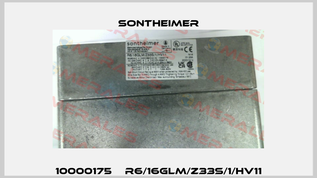 10000175    R6/16GLM/Z33S/1/HV11 Sontheimer