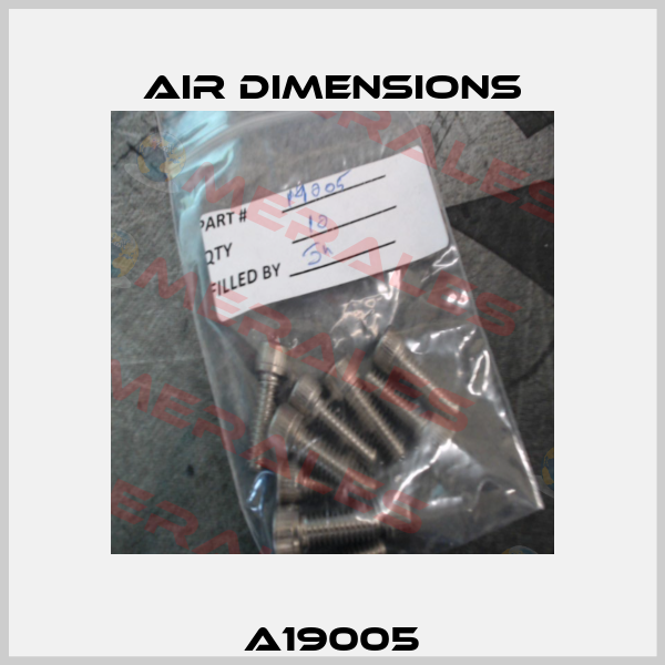 A19005 Air Dimensions